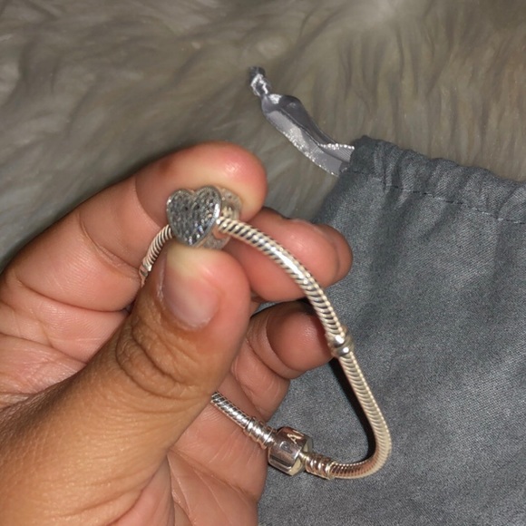 PANDORA Snake Chain Barrel Clasp Bracelet - Picture 2 of 6